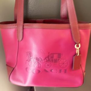 Leather Authentic Coach Purse